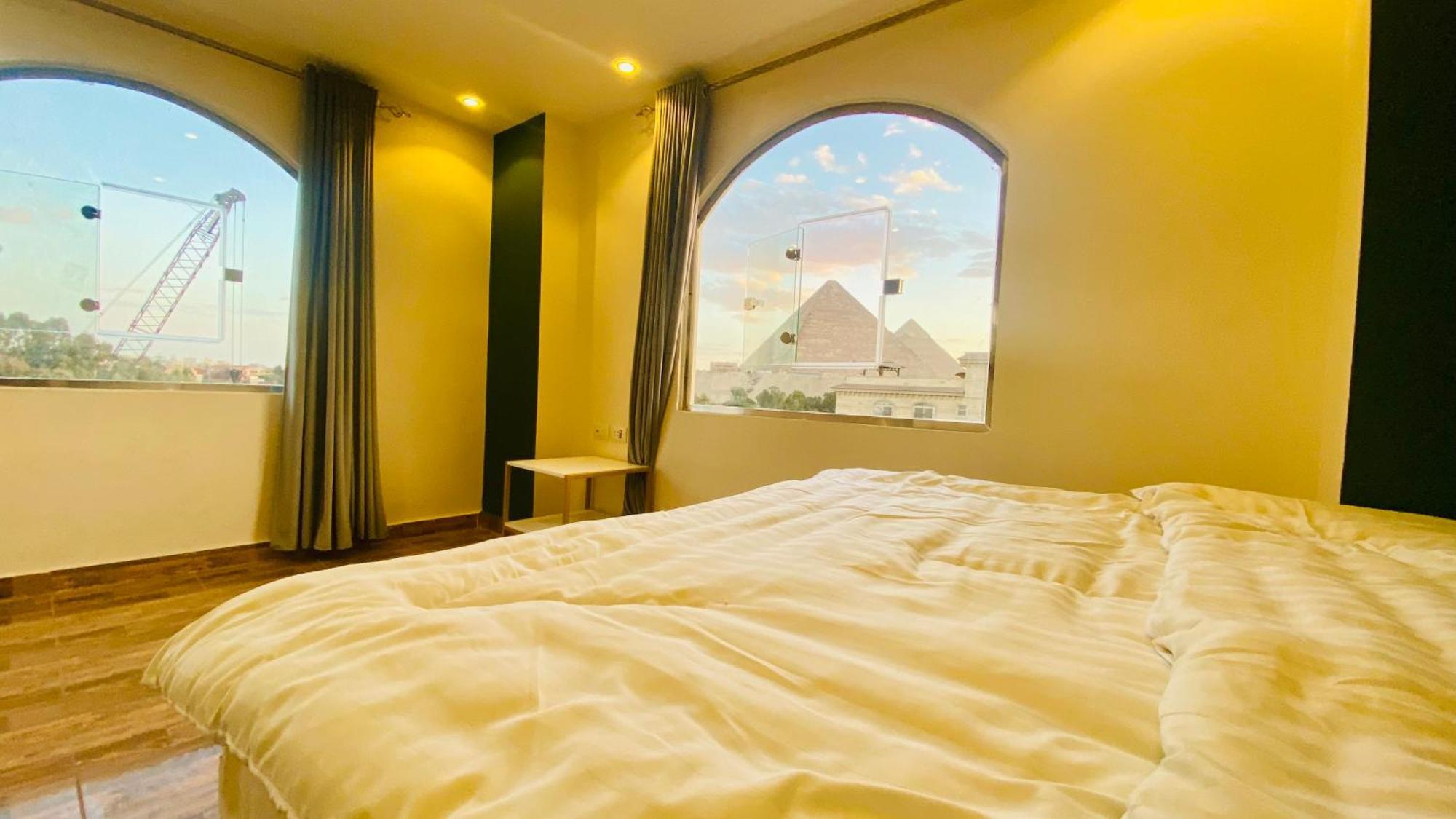 Hotel Oh Pyramids View Kafret el-Gabal Exteriér fotografie