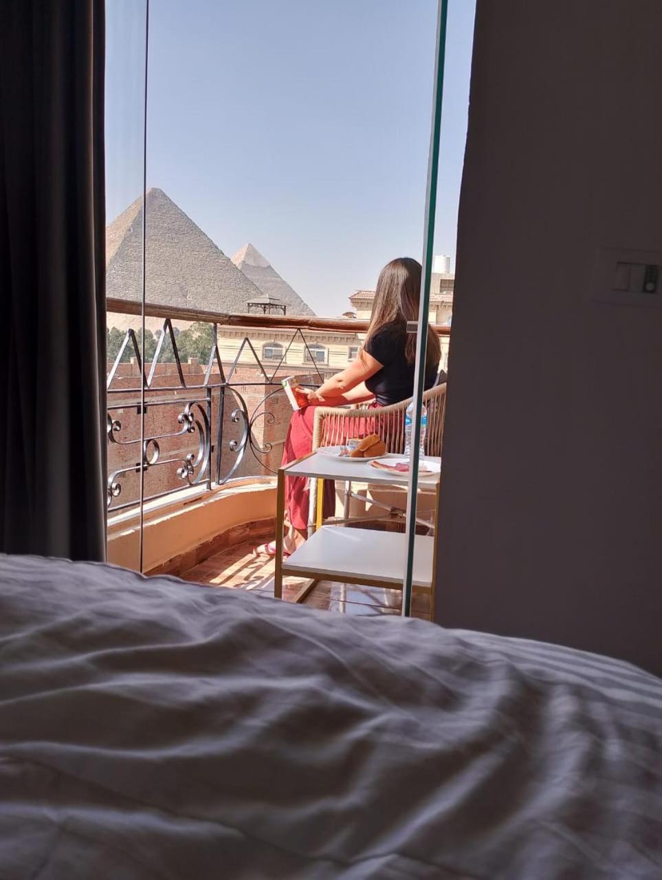 Hotel Oh Pyramids View Kafret el-Gabal Exteriér fotografie
